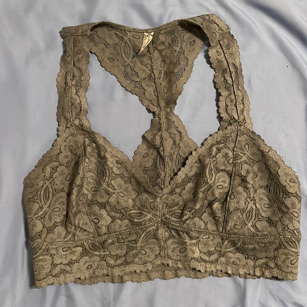 Free people bralette - grey